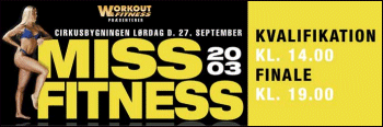 Danmark: Miss Fitness 2003 lrdag 27 september